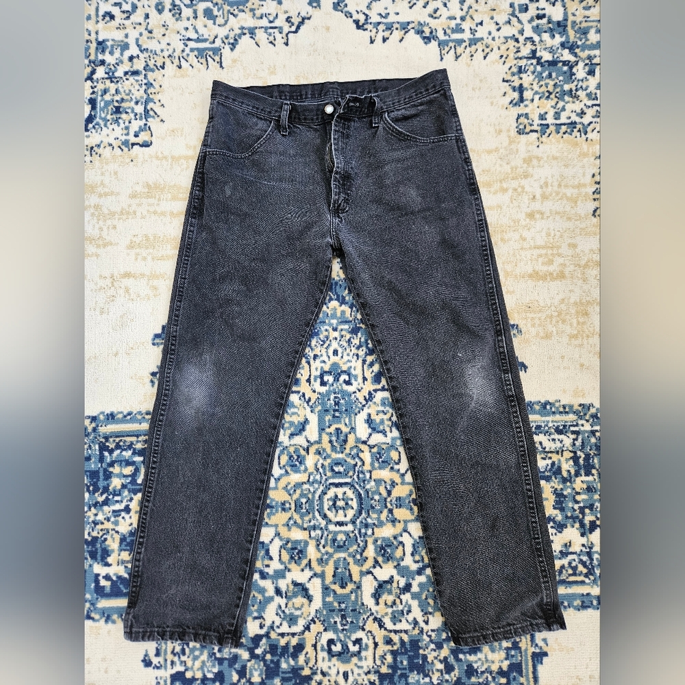 Rustler Black Denim Jeans Sz 36x30
